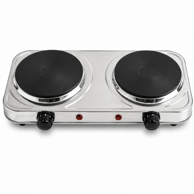 Electric hot plate 2 burners