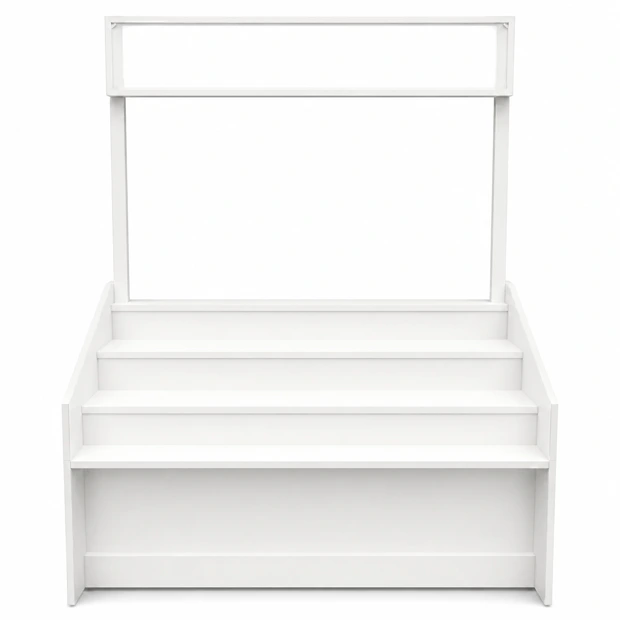 Confectionery display unit with cigarette rack 130 cm