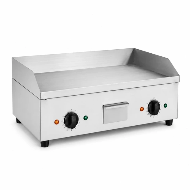 Commercial electric griddle dual-zone